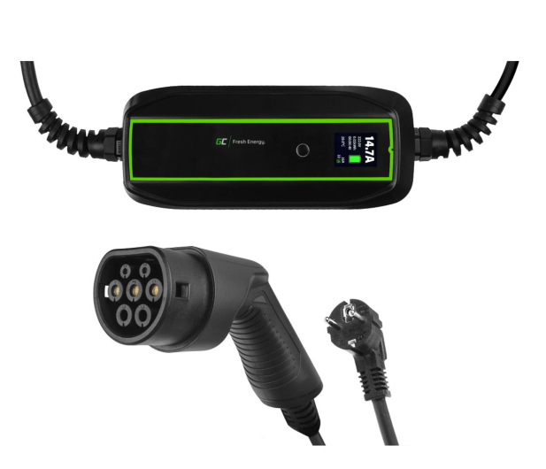 Green Cell Ładowarka GC EV PowerCable 3,6kW Schuko - Type 2 - 601279 - zdjęcie